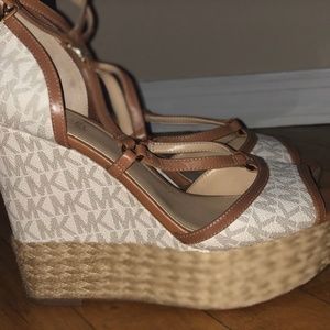 Michael Kors monogram sandals